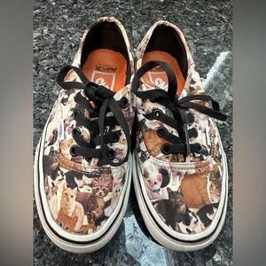 VANS ASPCA Cats Kitty Print Animals RARE Limited Edition Shoes Women’s Size 5.5